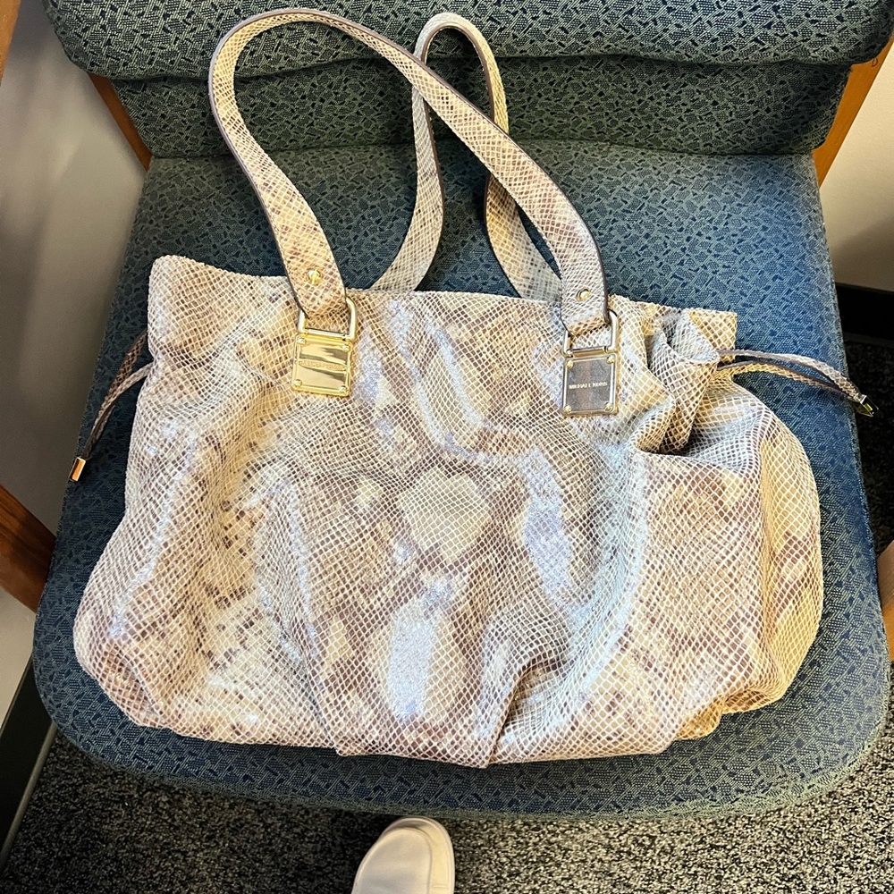 Michael Kors snakeskin purse